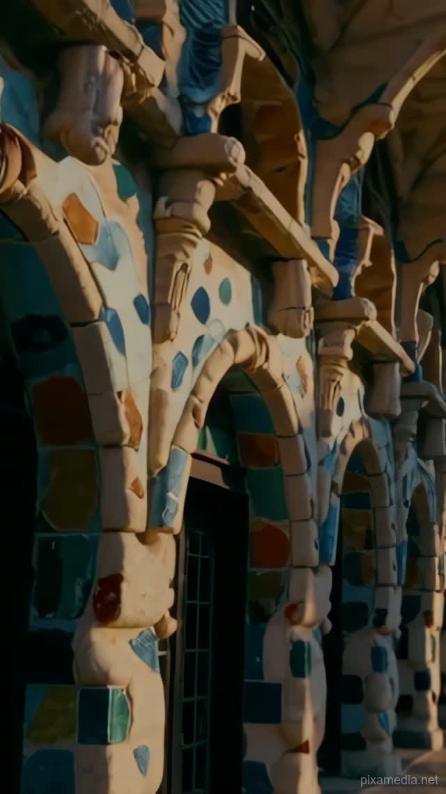 Casa Batlló Morning Light - Architecture & Interior AI stock
